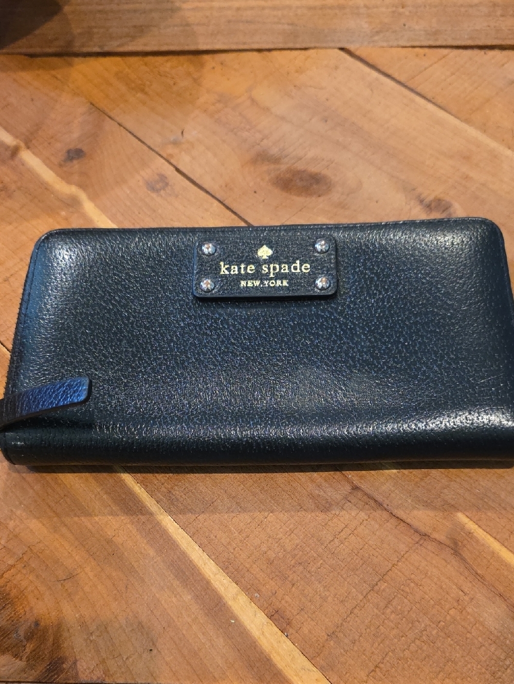 Kate Spade Super Soft Black Long Wallet